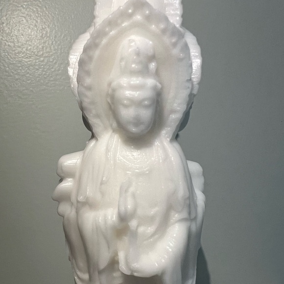 coconut wax candle, 3-faced Buddaism and Taoism Guanyin, made by order - Picture 3 of 3